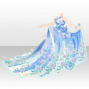 (Tops) Flower Garden Bouquet Dress ver.A blue