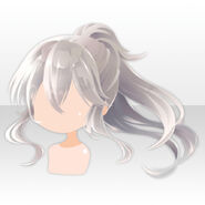 (Hairstyle) Code Name EVE Ponytail ver.A white