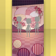 (Show Items) Crimson Flower Decoration Patterned Stage Red ver.1