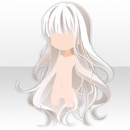 (Hairstyle) Symphony Wave Long Hair ver.A white
