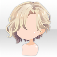 (Hairstyle) Gentleman's Invitation Long Bangs Short Hair ver.A yellow