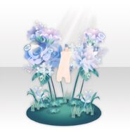 (Avatar Decor) Surrounded by Flower Colored with Sunlight ver.A blue