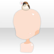 (Head Accessories) Sign of Spring : Sparrow ver.A brown