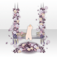 (Avatar Decor) Birds of Mini Garden Petal Dancing Swing ver.A pink