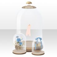 (Back Accessories) Bellezza Specimen Glass Dome ver.A blue