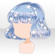 (Hairstyle) Flower Garden Shiny Fluffy Bob Hair ver.A blue