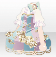 (Tops) Classic Easter Egg Ribbon Dress ver.A green