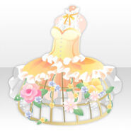 (Tops) Birdcage Dress with Flowers ver.A yellow