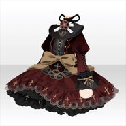 (Tops) Camellia Girl Dress ver.A black