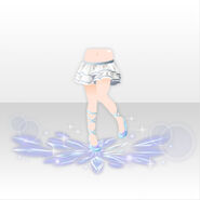 (Pant&Skirt) Frozen Crystal Effect Bottoms ver.A blue