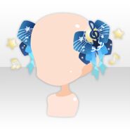 (Head Accessories) Songstress Note Ribbon ver.A blue