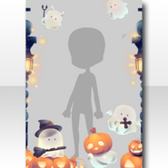(Frame) Happy Spookytown! Ghosts Frame ver.A orange