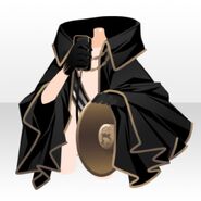 (Outerwear) Symphony Megaphone and Cape ver.A black