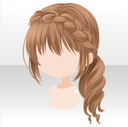 (Hairstyle) Sara Braid Arranged Hair ver.A brown