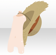 (Head Accessories) Shepard Large Straw Hat ver.A brown