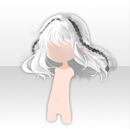 (Hairstyle) Everland Girl Long Hair ver.A white
