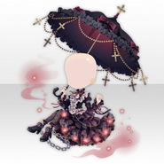 (Tops) Lady Maria Gothic Lolita Devil Style ver.A red