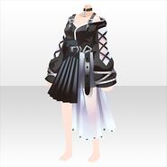 (Tops) Missing Searcher Asymmetry Dress ver.A black