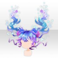 (Hairstyle) Deep-Sea Jeweled Twin Tales Hair ver.A purple