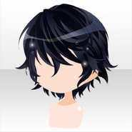 (Hairstyle) Mali Pluvia Wet Short Hair ver.A black