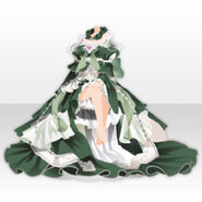 (Tops) Kron Crystal Long Dress ver.A green