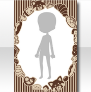 (Frame) Lesser Bakery Sepia Bread Frame ver.A brown