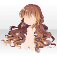 (Hairstyle) Creepy Night Long Hair ver.A brown