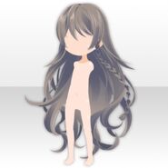 (Hairstyle) Dark Sister Long Hair ver.A gray