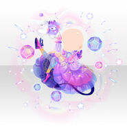 (Tops) Glitter Alien Arrival ! With Shining of Jewelry ver.A purple