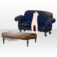 (Shoes) Gentleman's Invitation Sofa and Low Table ver.A blue