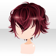 (Hairstyle) Lavshuca Demon Short Hair ver.A red