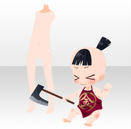 (Shoes) Chattering Baby Kintaro ver.A red
