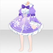 (Tops) Snow Christmas Snow Dress ver.A purple