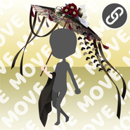 (Item Pack) Camellia Umbrella of Gods Fly in the Sky ver.A black