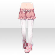 (Pant&Skirt) Melty Pretty Rabbit Pumps Bottoms ver.A pink