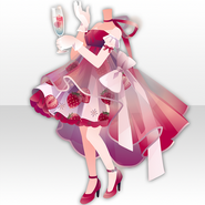 (Tops) Strawberry Cheers Dress ver.A pink