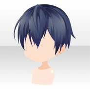 (Hairstyle) Floral Garden Early Summer Fresh Short Hair ver.A navy blue