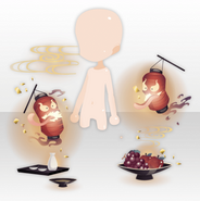 (Avatar Decor) Mysterious Banquet Lanterns ver.A red