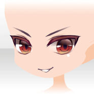 (Face) Creepy Night Cool Smile Face ver.A red
