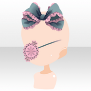 (Face Accessories) Sugarly Dream Lace Ribbon and Eyepatch ver.B green