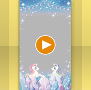 (Show Items) Magical Unicorns and Magic Stone☆Decor1 pale blue ver.1 (After Upgrade)
