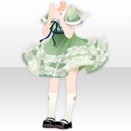 (Tops) After School Girl Sailor One-Piece ver.A green