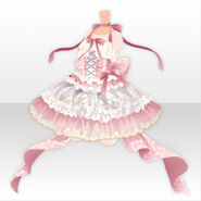 (Tops) Peluche Ballerina Dress ver.A pink