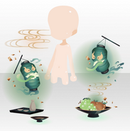 (Avatar Decor) Mysterious Banquet Lanterns ver.A green