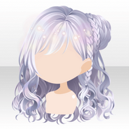 (Hairstyle) Collier de perles Fluffy Braided Hair ver.A white