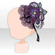 (Head Accessories) Papercut Dark Dress Hat ver.A black