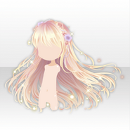 (Hairstyle) Mermaid's Blossom Flower Silky Long Hair ver.A yellow