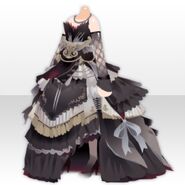 (Tops) Ancient Elegant Dress Style ver.A black