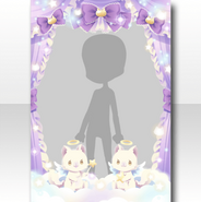 (Frame) Angelic Kittens Shining Curtain Frame ver.A purple