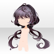 (Hairstyle) Sweet Confiture Long Hair ver.A black